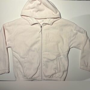 DKNY Cream Women's Zip-Up Hoodie
